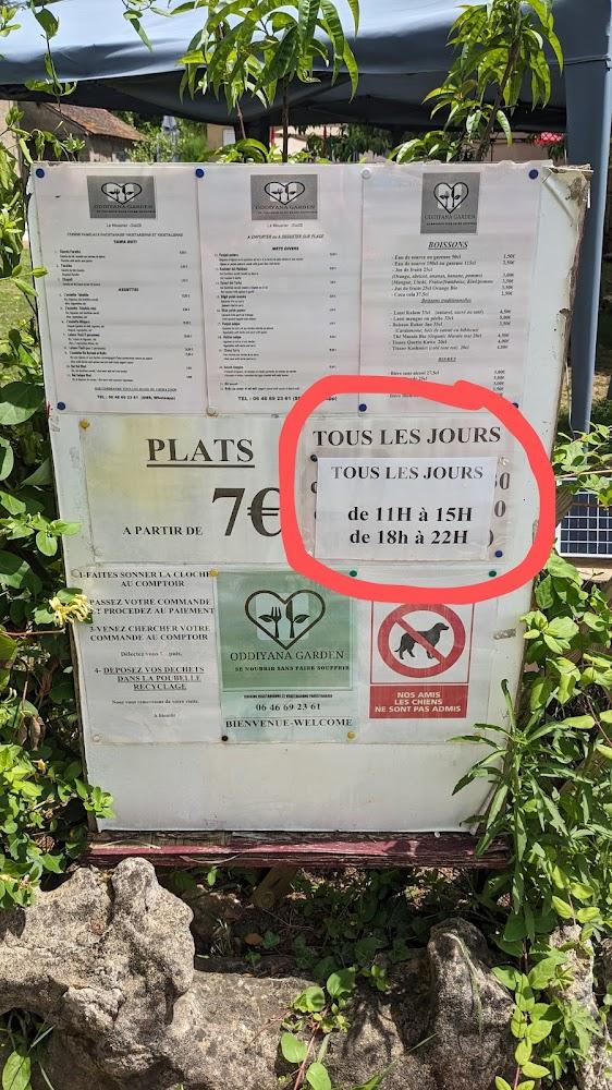 Oddiyana Garden - Menu Image 1